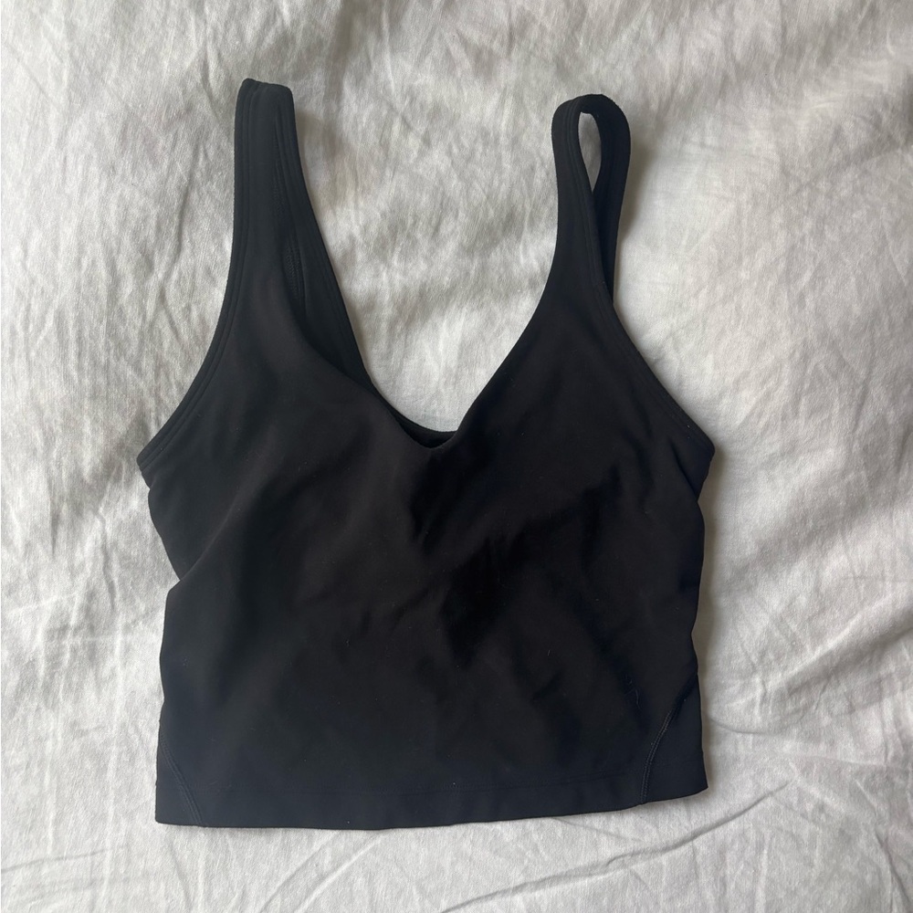 lululemon athletica Black Low-Impact Crop Bralette